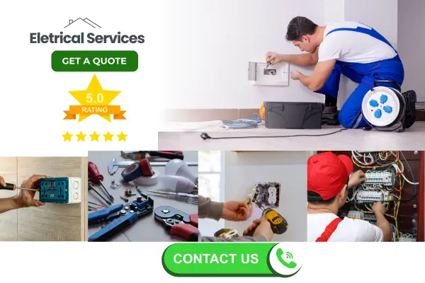 Professional electrical services for homes and businesses featuring qualified electricians and expert installations with guaranteed customer satisfaction and 5 star ratings